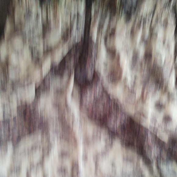 Elegant Sheer Brown Floral Swim Robe - Picture 4 of 4